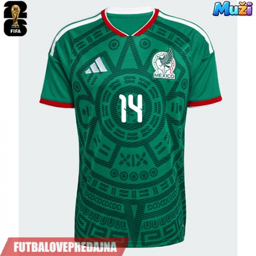 Lacne Muži Futbalové dres Mexiko Erik Lira #6 MS 2026 Krátky Rukáv - Domáci